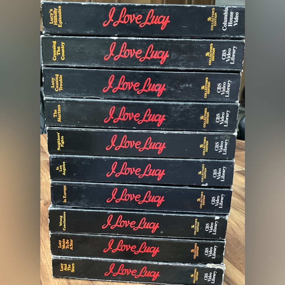 I Love Lucy The Collectors Edition VHS Lot 10 Tapes RARE Vintage